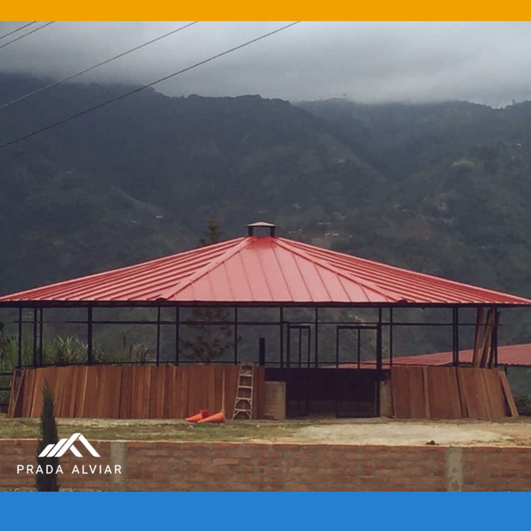 Fabricación e Instalación de Cubierta con Teja Standing Seam sin traslapo en Mesa de los Santos - Piedecuesta, Santander